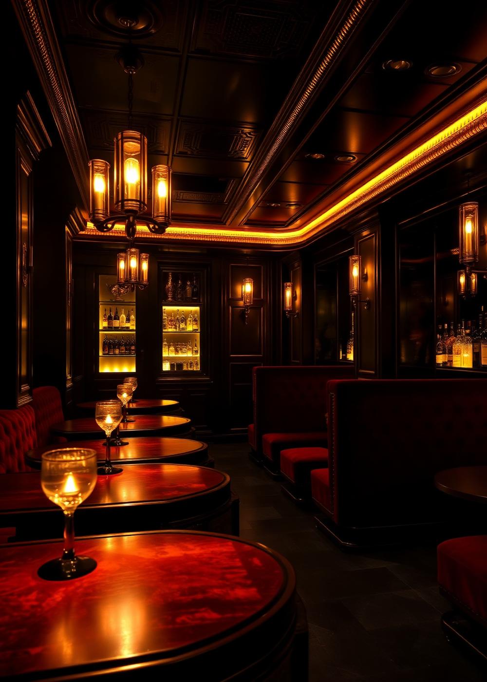 Prohibition bar interior
